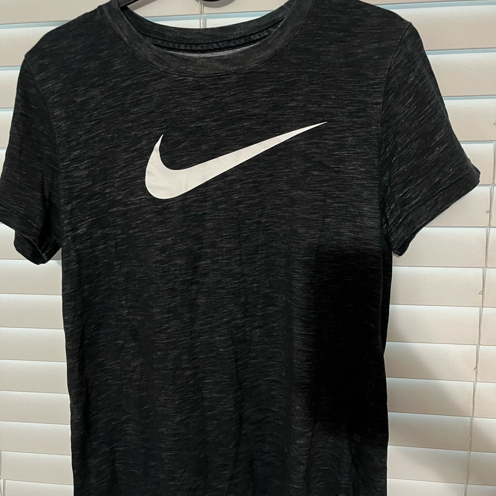 Nike Black T-Shirt with White Logo
